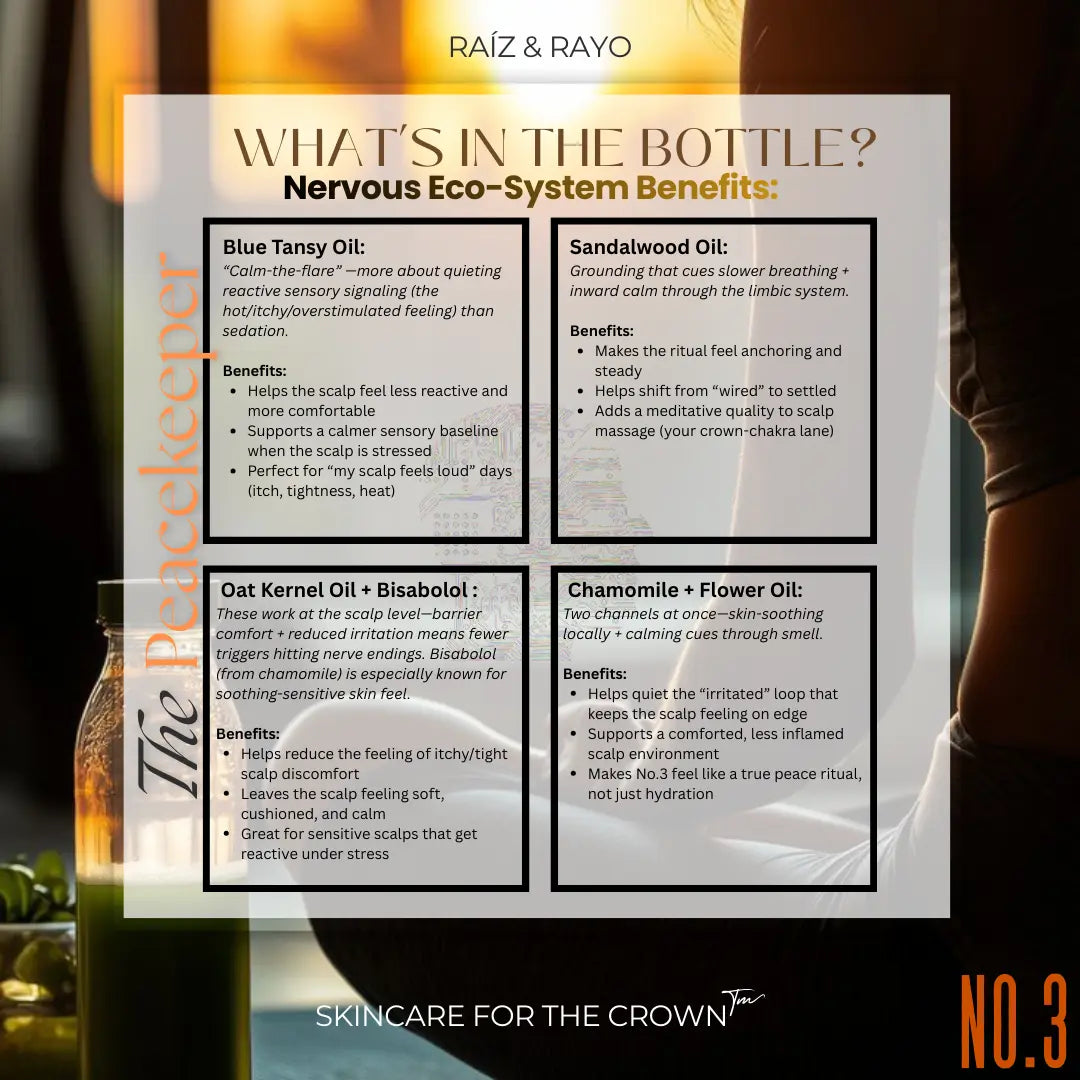 Raíz & Rayo 100ml Collection | Pre-Wash Scalp Oil | 100ml / 3.4oz Raiz & Rayo