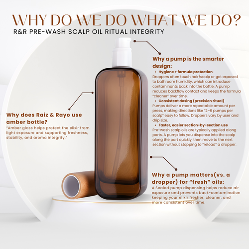Cargar la imagen 1 en la vista de la galería. Raíz & Rayo "The Growth Ritual Trio" Sample-Set | Organic Pre-Wash Scalp Oil Set | 30ml/1oz Raiz & Rayo