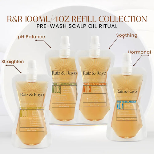 Cargar la imagen 1 en la vista de la galería. Raíz & Rayo (REFILL) Collection | Organic Pre-Wash Scalp Oil | 100ml / 3.4oz Raiz & Rayo