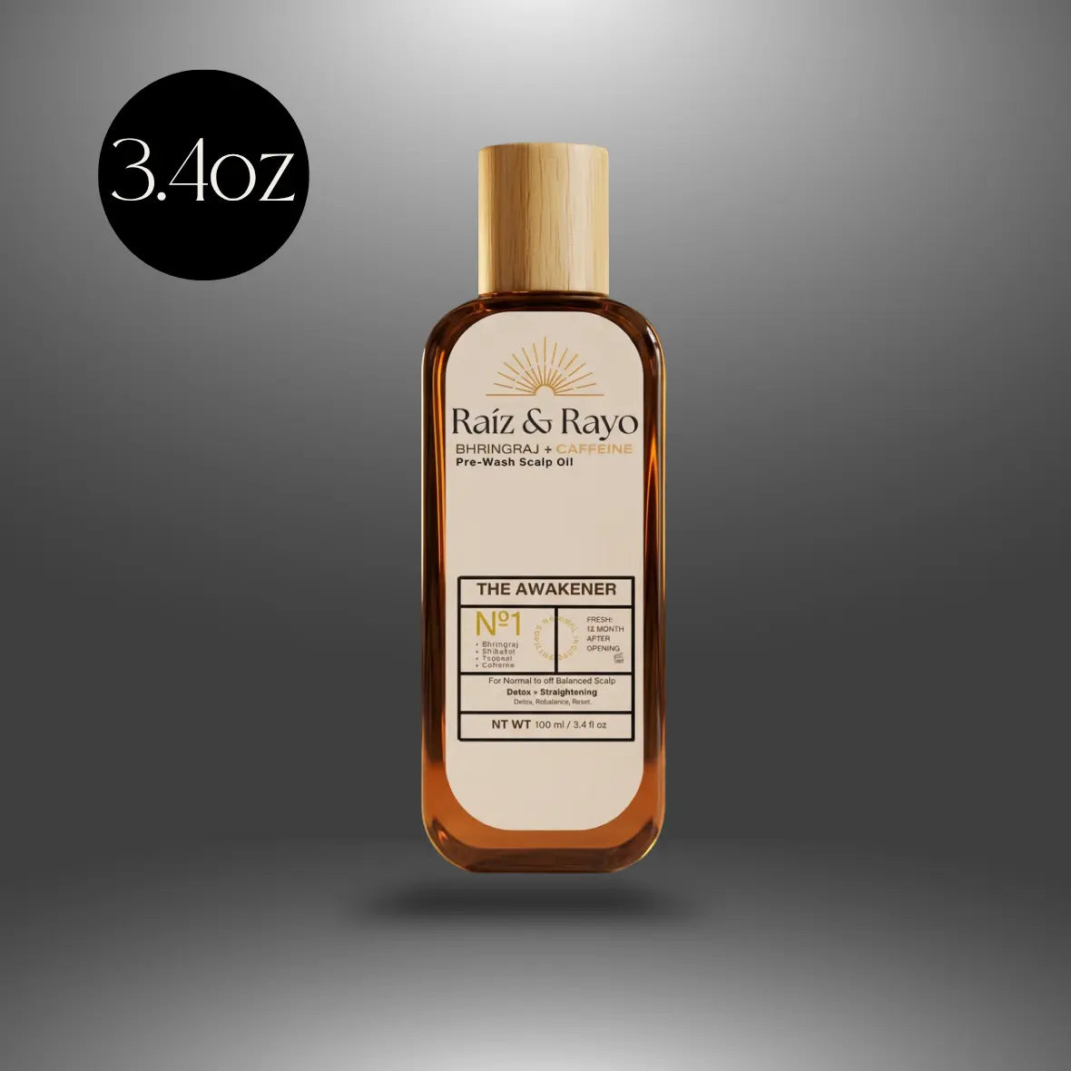 Raíz & Rayo No.1 The Awakener | Organic Pre-Wash Scalp Oil Raiz & Rayo