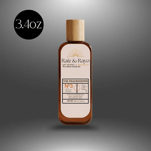 Load image 1 in gallery view. Raíz & Rayo No.3 The Peacekeeper | Organic Pre-Wash Scalp Oil | 100ml / 3.4oz Raiz & Rayo