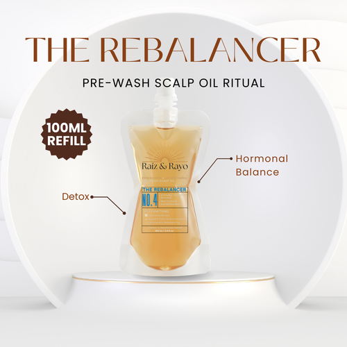Cargar la imagen 1 en la vista de la galería. Raíz & Rayo No.4 The Rebalancer (REFILL) | Organic Pre-Wash Scalp Oil | 100ml / 3.4oz Raiz & Rayo