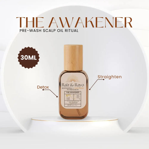 Load image 1 in gallery view. Raíz & Rayo "The Core Ritual Trio" Sample-Set | Organic Pre-Wash Scalp Oil Set | 30ml/1oz Raiz & Rayo