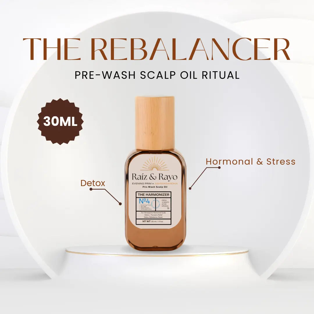Raíz & Rayo The Sensitive Reset Trio Sample-Set | Organic Pre-Wash Scalp Oil Set | 30ml/1oz Raiz & Rayo