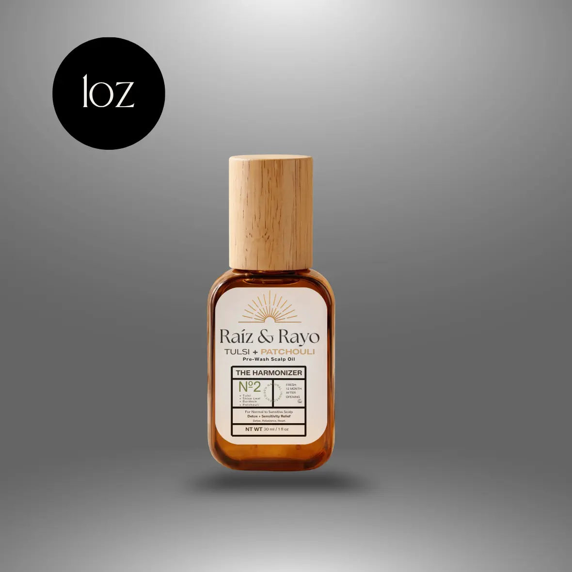 Raíz & Rayo No.2 The Harmonizer | Organic Pre-Wash Scalp Oil Raiz & Rayo