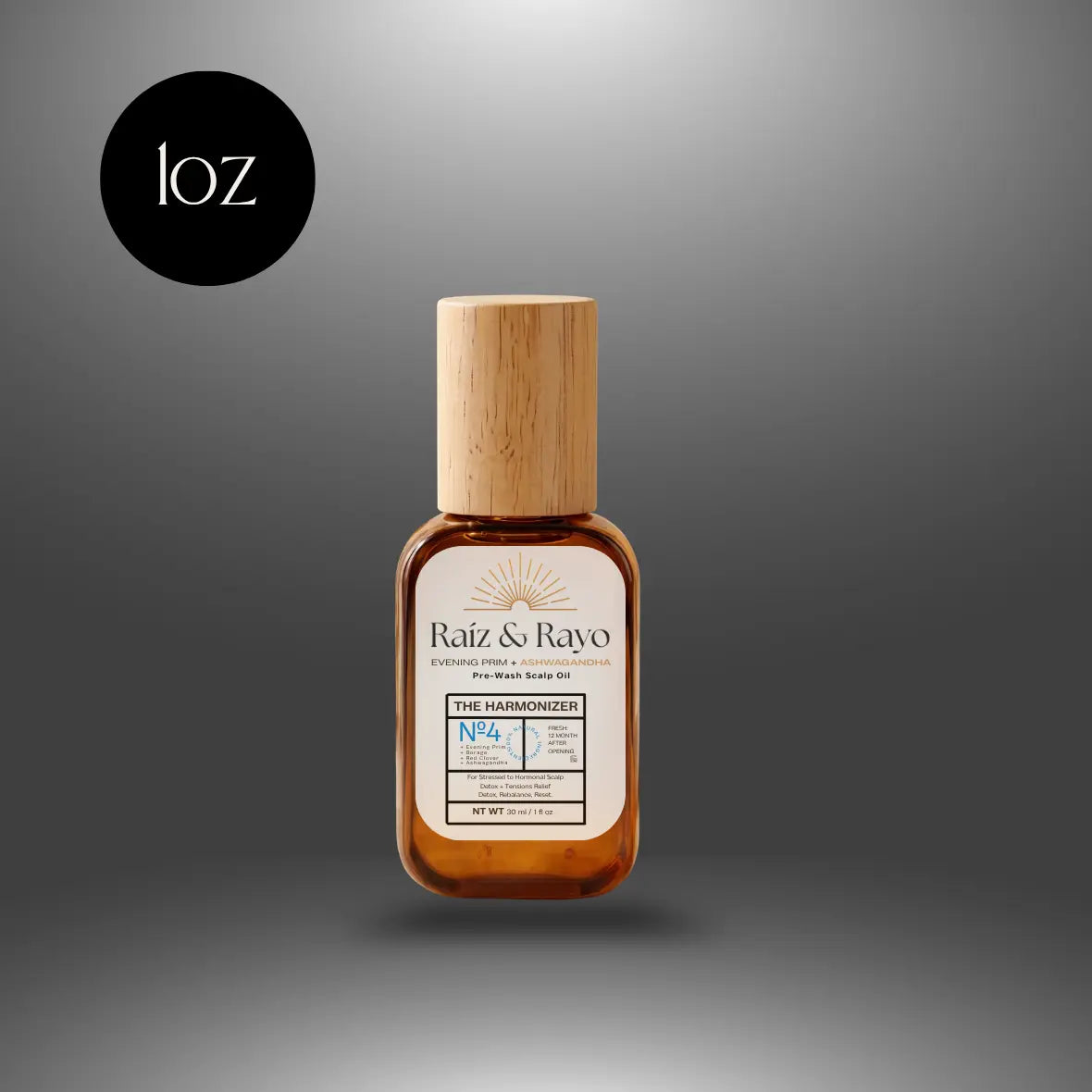 Raíz & Rayo No.4 The Rebalancer Organic Travel / Sample Size Raiz & Rayo