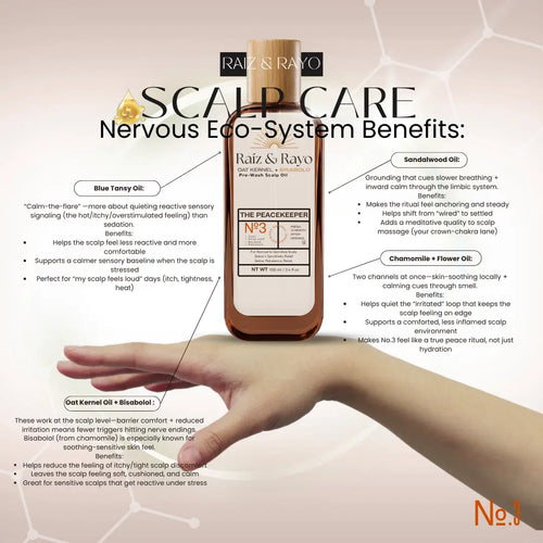 Load image 1 in gallery view. Raíz & Rayo Trio Sample/travel-Set collection | Organic Pre-Wash Scalp Oil Set | 30ml/1oz Raiz & Rayo