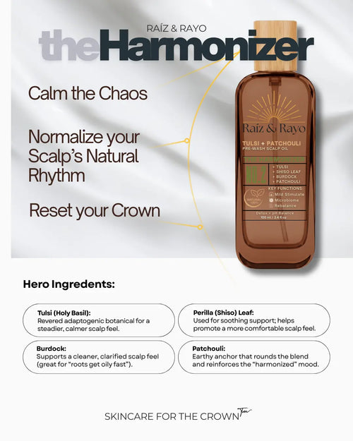 Cargar la imagen 1 en la vista de la galería. Raíz & Rayo 100ml Collection | Pre-Wash Scalp Oil | 100ml / 3.4oz Raiz & Rayo