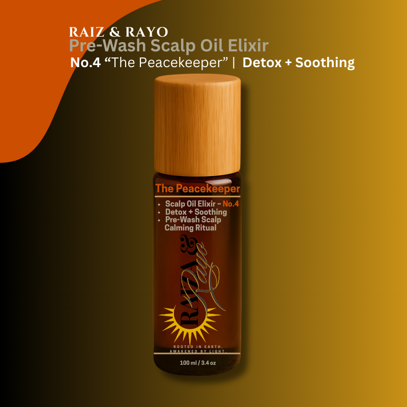 Soothing Scalp Oil 4oz | Raíz & Rayo No.4 – The Peacekeeper