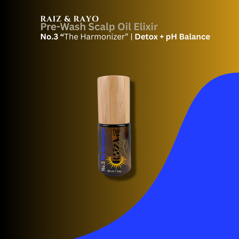 Scalp pH Balancing Oil 4oz| Raíz & Rayo No.3 – The Harmonizer