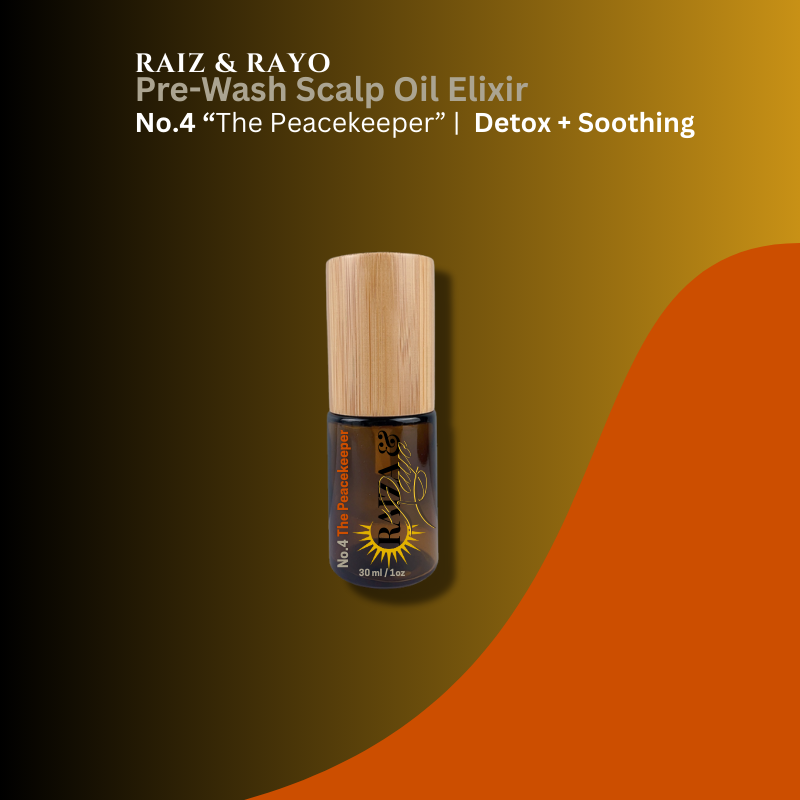 Soothing Scalp Oil 4oz | Raíz & Rayo No.4 – The Peacekeeper