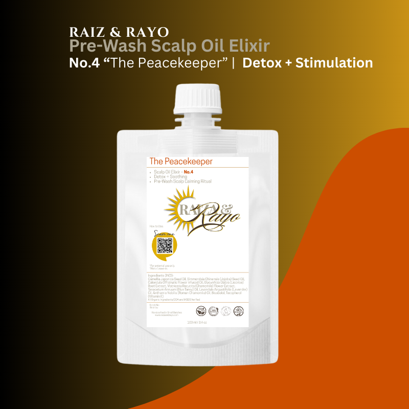 Eco-Friendly Soothing Scalp Oil Refill | Raíz & Rayo No.4 The Peacekeeper 100ml