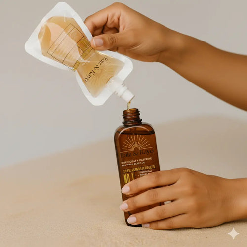 Cargar la imagen 1 en la vista de la galería. Raíz & Rayo (REFILL) Collection | Organic Pre-Wash Scalp Oil | 100ml / 3.4oz Raiz & Rayo